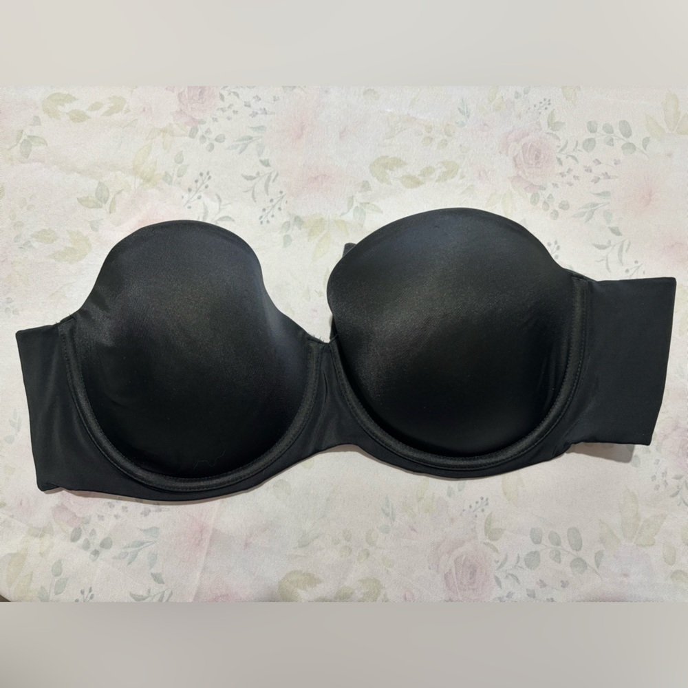Cacique strapless bra black 42c